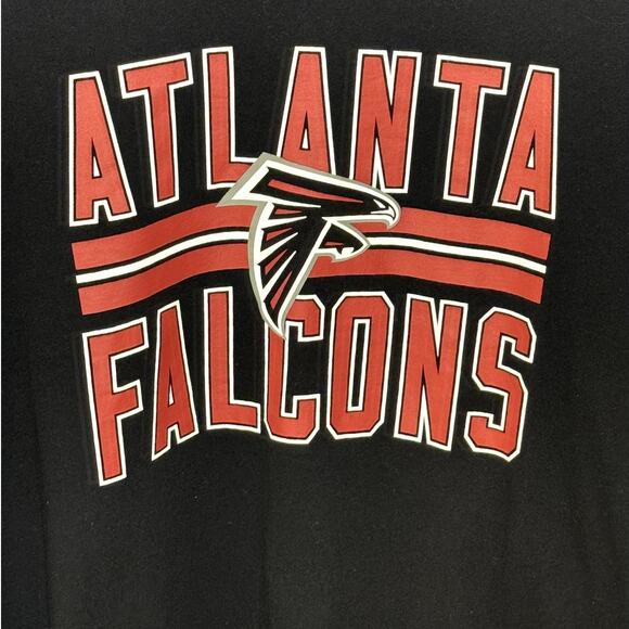 47 BRAND MENS BLACK/RED/WHITE ATLANTA FALCONS LONG SLEEVE T-SHIRT SIZE XL - Picture 3 of 8